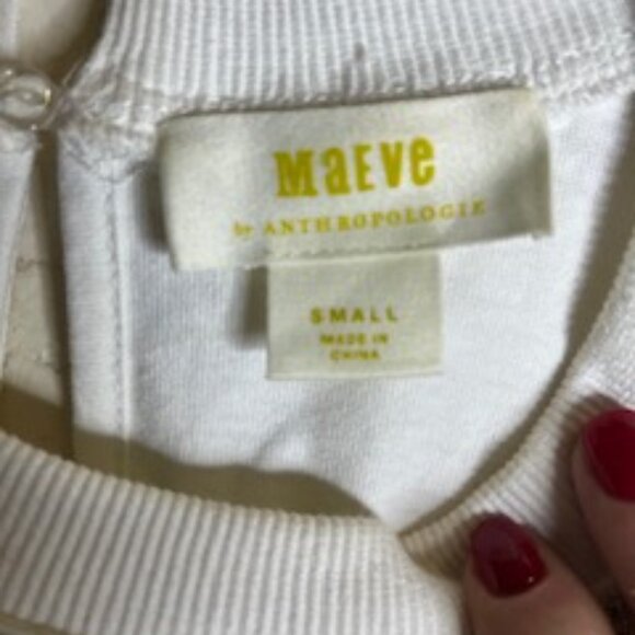 Maeve Short Sleeve Rhinestone Bow Tee - Picture 4 of 5